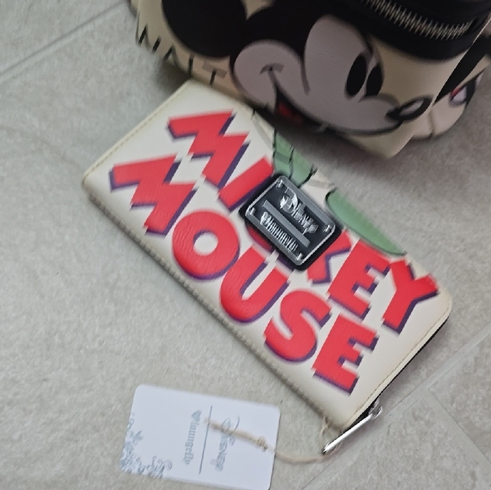 Disney Mickey Mouse Wallet - Red and Cream